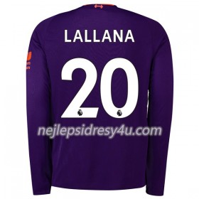 Fotbalový Dres Liverpool Lallana 20 Venkovní 2018/19 Dlouhý Rukáv